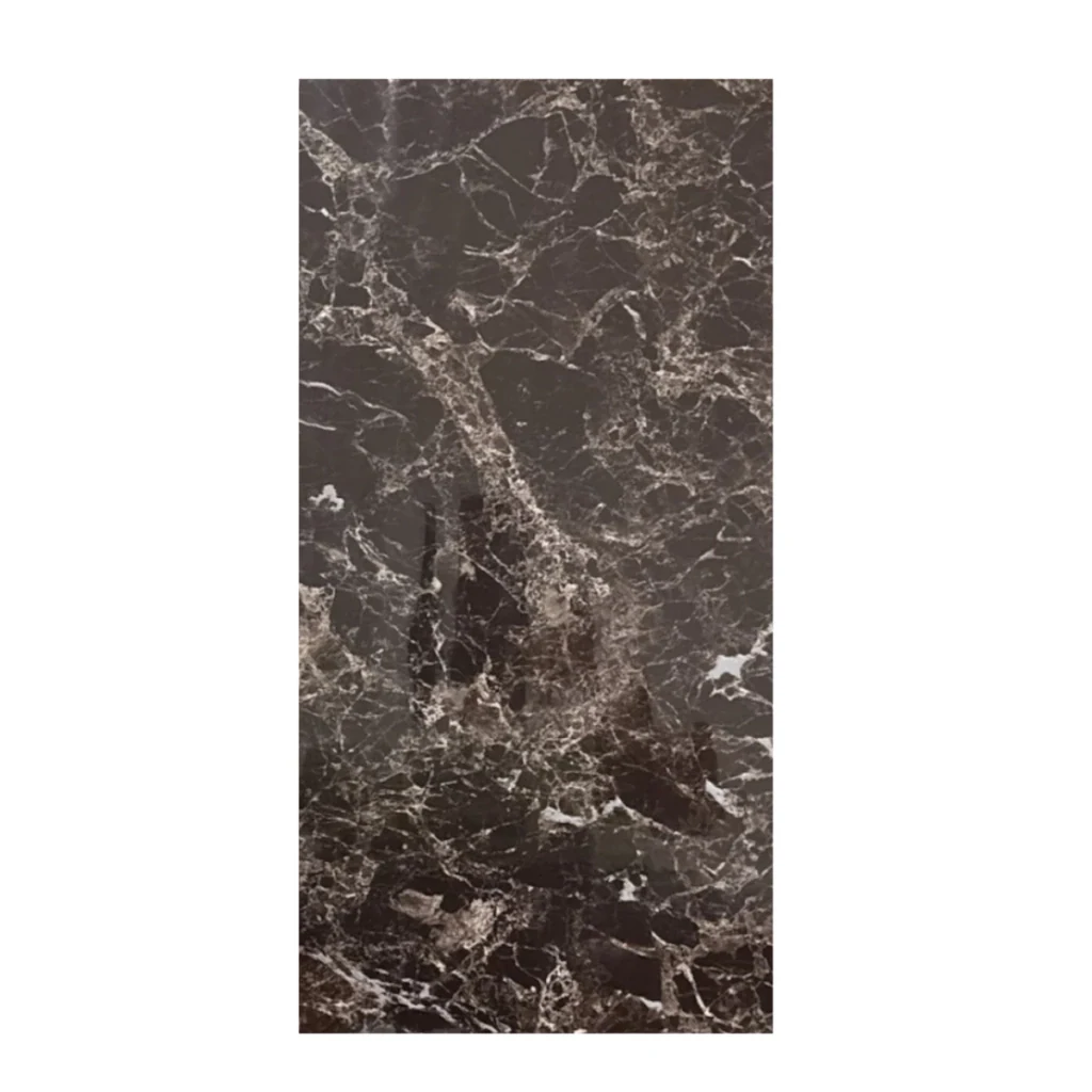 Placas Autoadhesivas Simil Marmol 30x60cm Marron X4 -