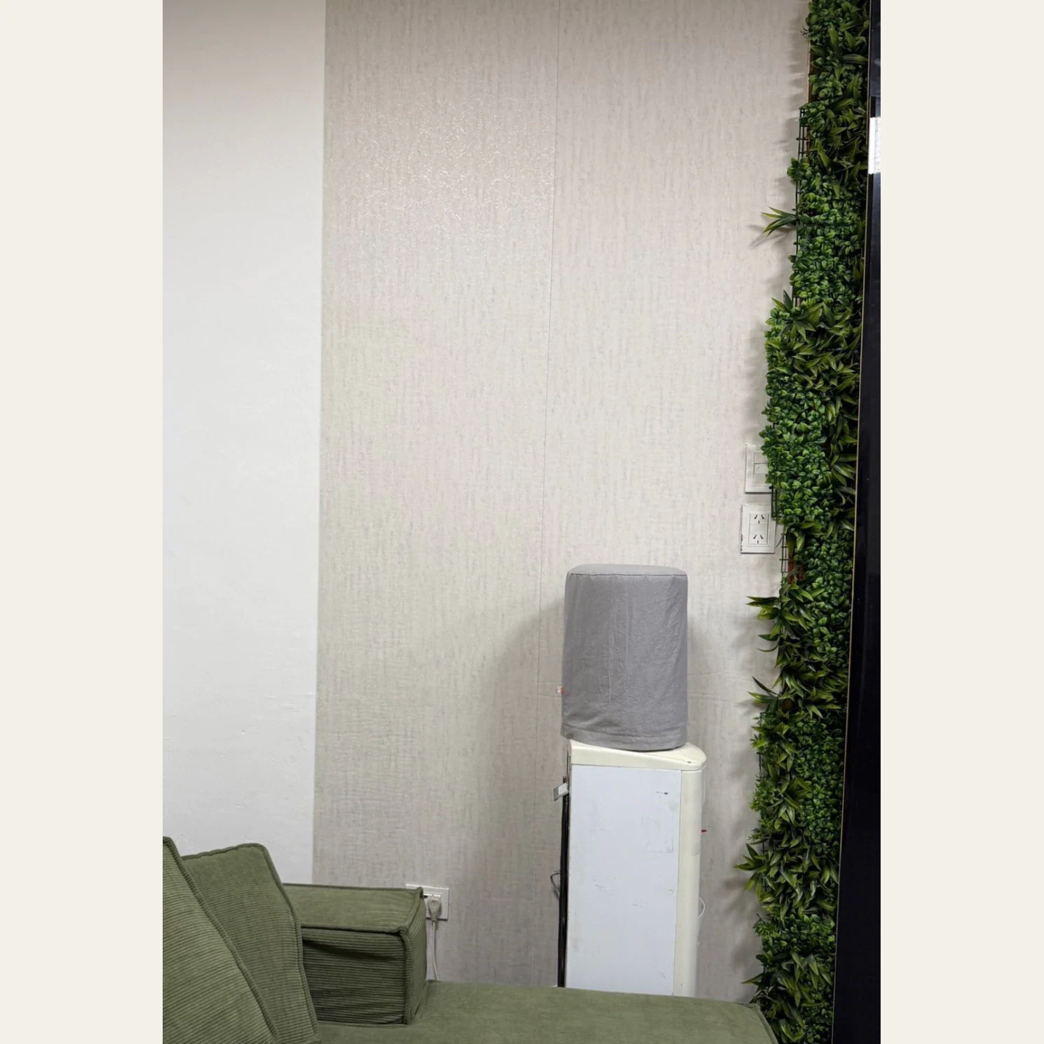 Rollo Piedra Flexible Autoadhesiva Tiza - Simil Cemento 0.60 X3 Mts