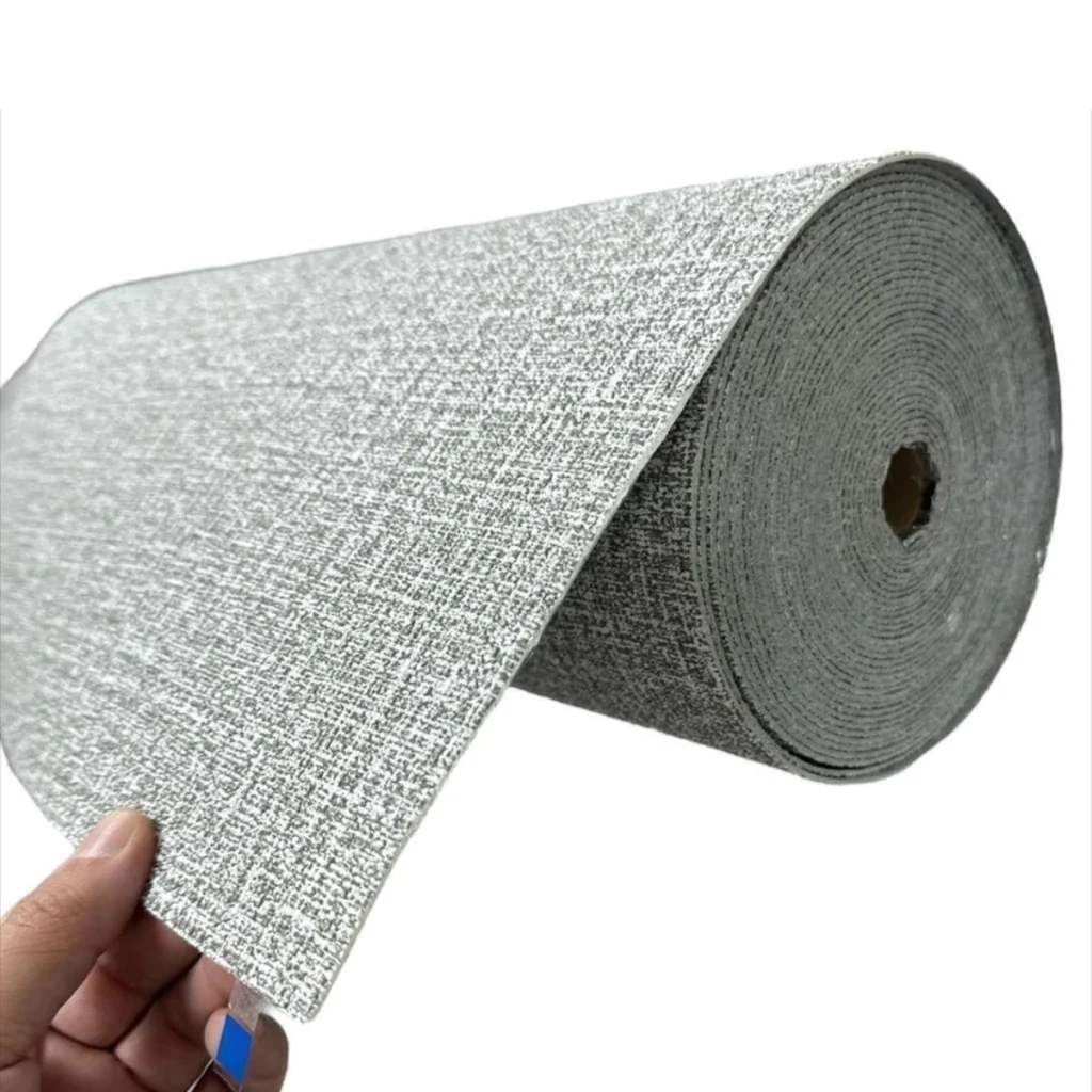 Papel Espumado Autoadhesivo 50x10m Gris · Detalle de trama