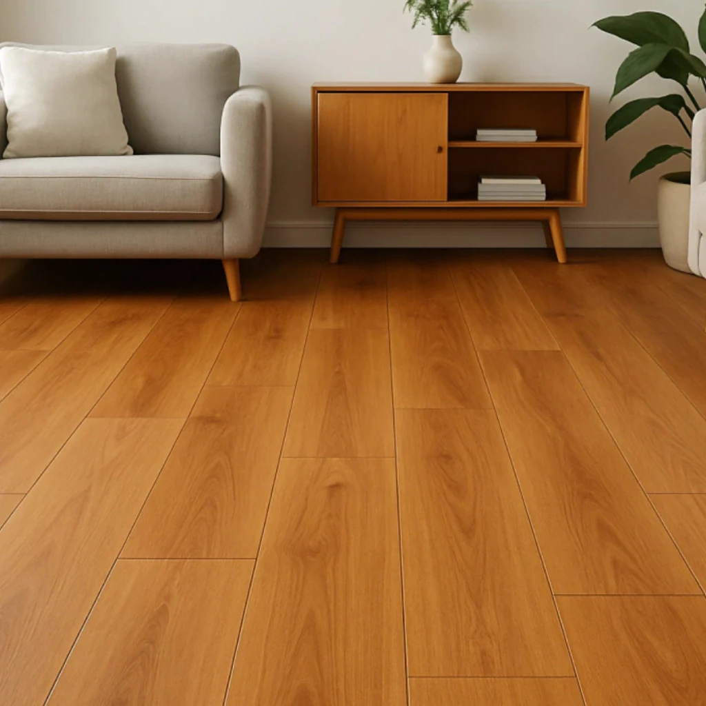 Piso Autoadhesivo Simil Madera Clara Caja 5m2
