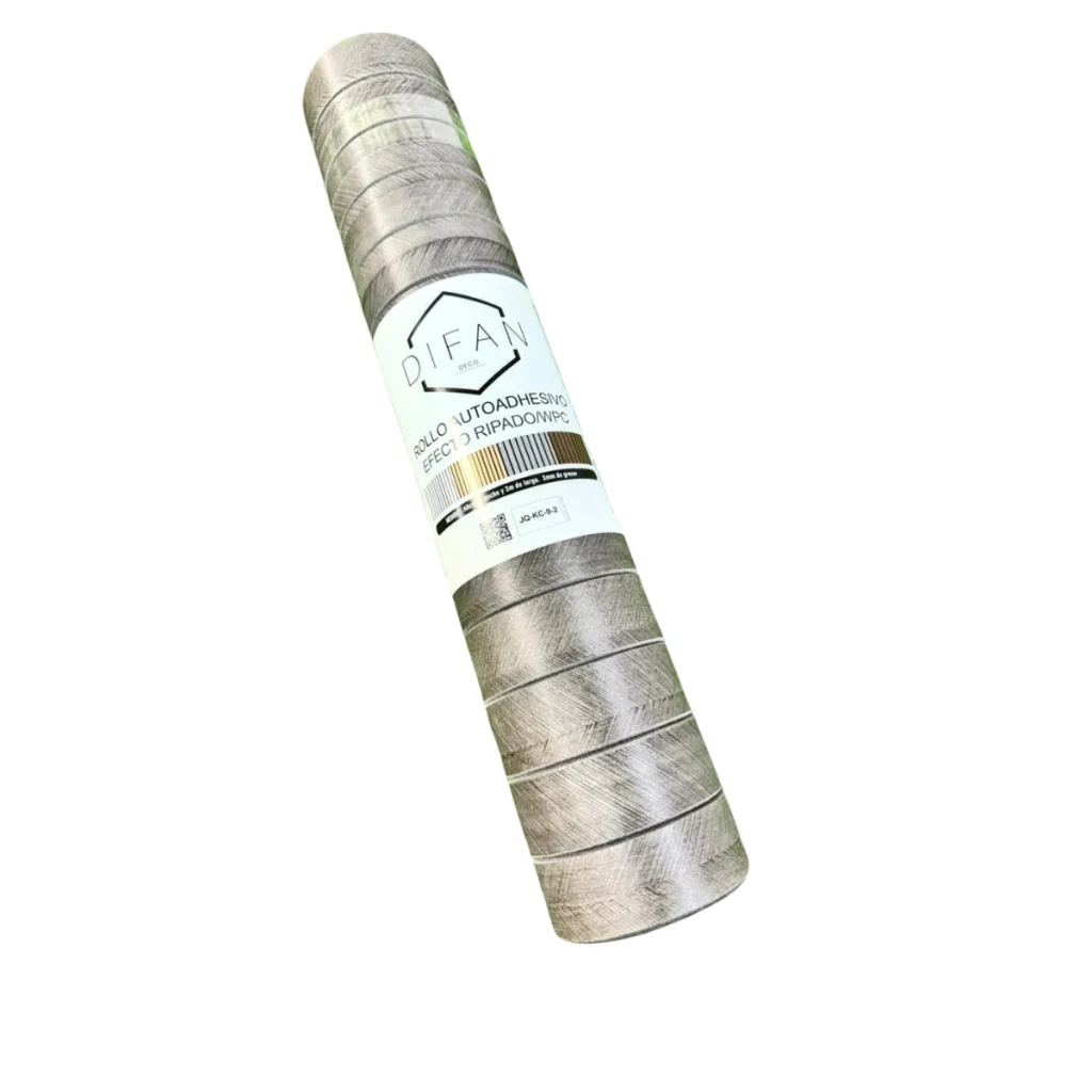 WPC Autoadhesivo Gris Oscuro 0.6 x 3 metros