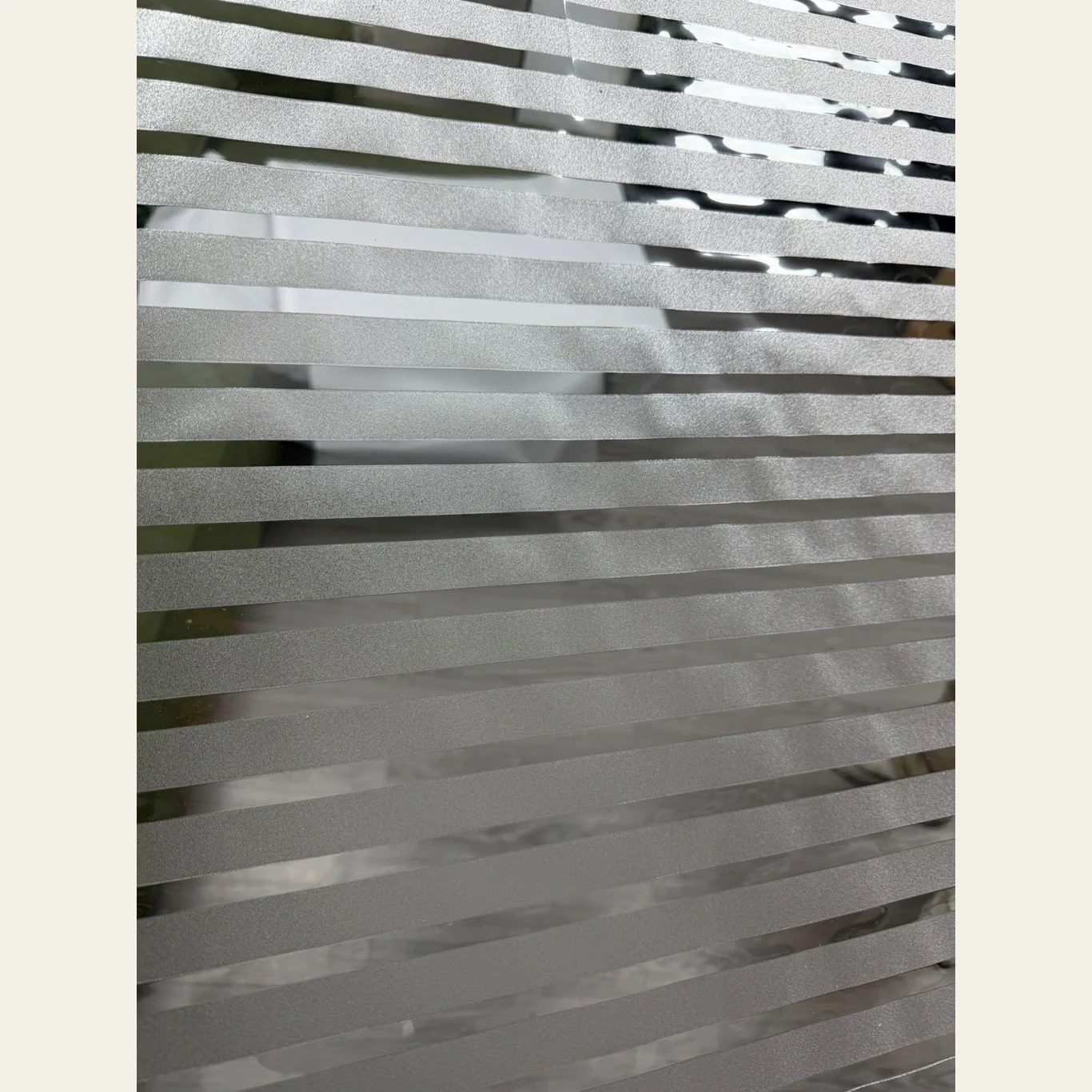 Esmerilado Electroestàtico Para Vidrios, Ventanas 0,6x5m - Lineas · Detalle de trama
